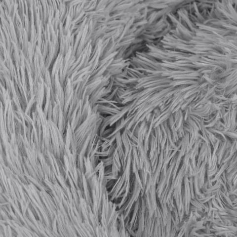 Okrągłe Włochate Legowisko Chmurka CANIS M 60 cm Dla Psa i Kota - Beż