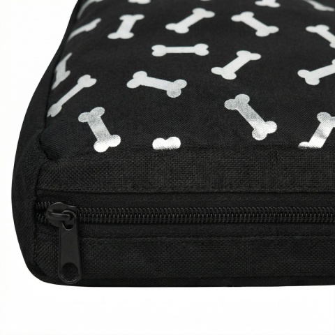 Pokrowiec dla Psa KOSTKI DOGGURU 100X70 Czarny