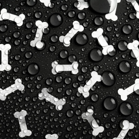 Pokrowiec dla Psa KOSTKI DOGGURU 100X70 Czarny