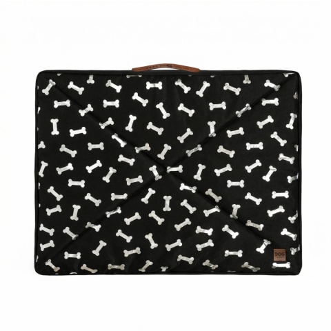 Pokrowiec dla Psa KOSTKI DOGGURU 70X50 Czarny