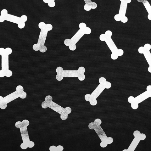 Pokrowiec dla Psa KOSTKI DOGGURU 120X70 Czarny