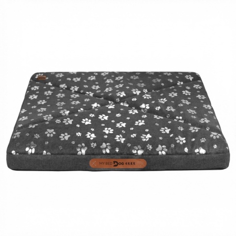 Pokrowiec dla Psa SREBRNE ŁAPKI DOGGURU 70x50 cm Szary