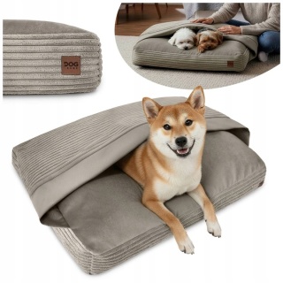 Przytulne Legowisko Norka 70x50 cm Dla Psa Kota Antystresowe Z Kapturem