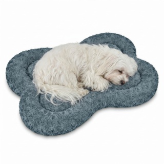 Legowisko Dla Psa 80x50 cm PLUSHY BED Grafitowy
