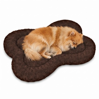 Legowisko Dla Psa 80x50 cm PLUSHY BED Brązowy