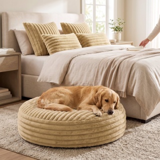 Pufa Kanapa Dla Psa i Kota 80x80 cm XL Nubo Lux - Beż