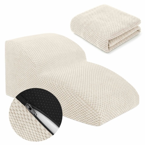 Schody Dla Psa DOGGURU 2 stopnie - 50x30x30 cm - Beż