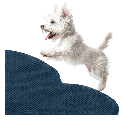 Schody Dla Psa DOGGURU 2 stopnie - 50x30x30 cm - Granat