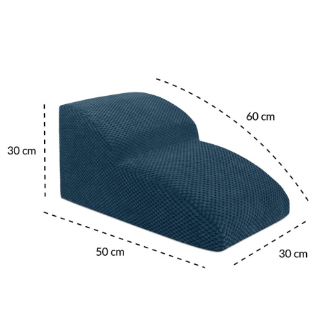 Schody Dla Psa DOGGURU 2 stopnie - 50x30x30 cm - Granat