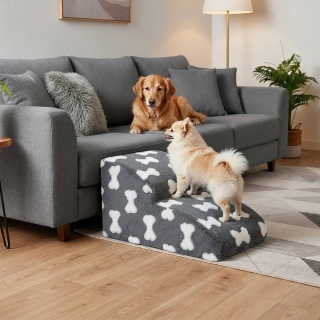 Schody Dla Psa DOGGURU 2 stopnie Bellu - 50x30x30 cm
