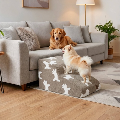 Schody Dla Psa DOGGURU 2 stopnie Bellu - 50x30x30 cm