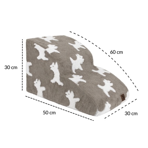 Schody Dla Psa DOGGURU 2 stopnie Bellu - 50x30x30 cm