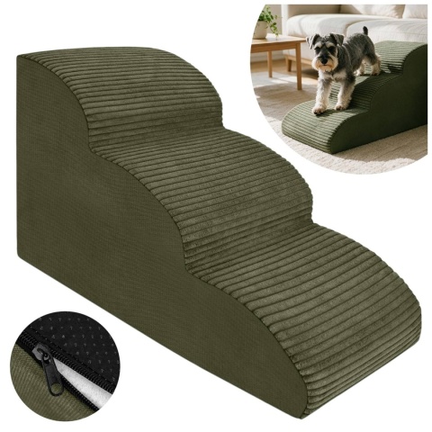 Schody Dla Psa Łagodne DOGGURU 3 stopnie - 60x30x40 cm