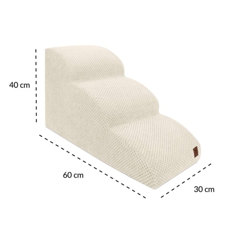 Schody Dla Psa Łagodne DOGGURU 3 stopnie - 60x30x40 cm