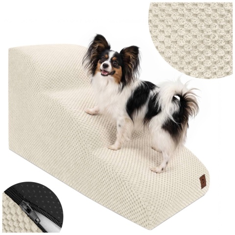 Schody Dla Psa Łagodne DOGGURU 3 stopnie - 60x30x40 cm