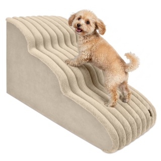 Schody Dla Psa Łagodne DOGGURU 3 stopnie Nubo Lux - 60x30x40 cm