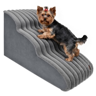 Schody Dla Psa Łagodne DOGGURU 3 stopnie Nubo Lux - 60x30x40 cm