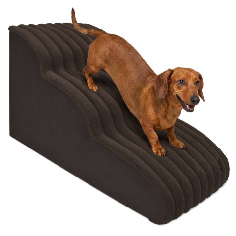 Schody Dla Psa Łagodne DOGGURU 3 stopnie Nubo Lux - 60x30x40 cm