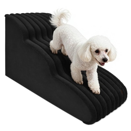 Schody Dla Psa Łagodne DOGGURU 3 stopnie Nubo Lux - 60x30x40 cm
