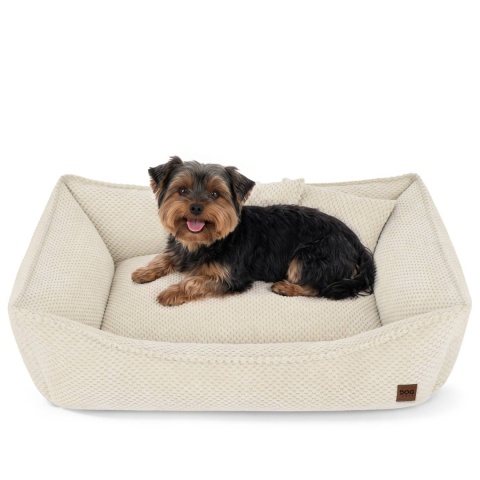 Sofa Kanapa Dla Psa i Kota 70x50 cm XL FRANCO - Beż + Poduszki