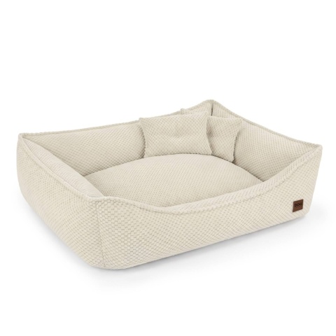 Sofa Kanapa Dla Psa i Kota 70x50 cm XL FRANCO - Beż + Poduszki