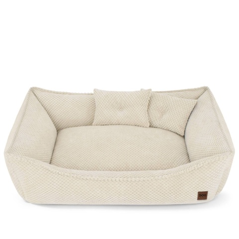 Sofa Kanapa Dla Psa i Kota 70x50 cm XL FRANCO - Beż + Poduszki