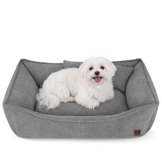 Sofa Kanapa Dla Psa i Kota 70x50 cm XL FRANCO - Szary + Poduszki