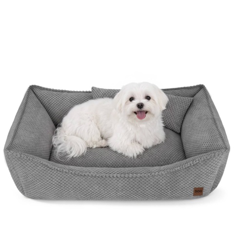 Sofa Kanapa Dla Psa i Kota 70x50 cm XL FRANCO - Szary + Poduszki