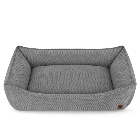 Sofa Kanapa Dla Psa i Kota 90x60 cm XL FRANCO - Szary + Poduszki