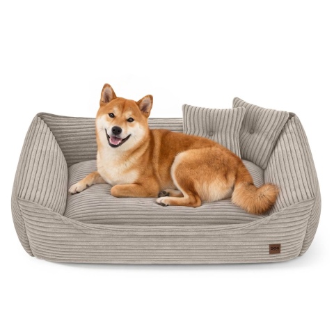 Sofa Kanapa Dla Psa i Kota 90x60 cm XL MARCO - Beż + Poduszki