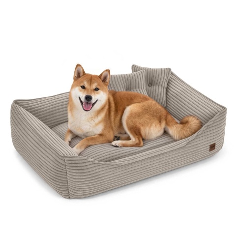 Sofa Kanapa Dla Psa i Kota 90x60 cm XL MARCO - Beż + Poduszki