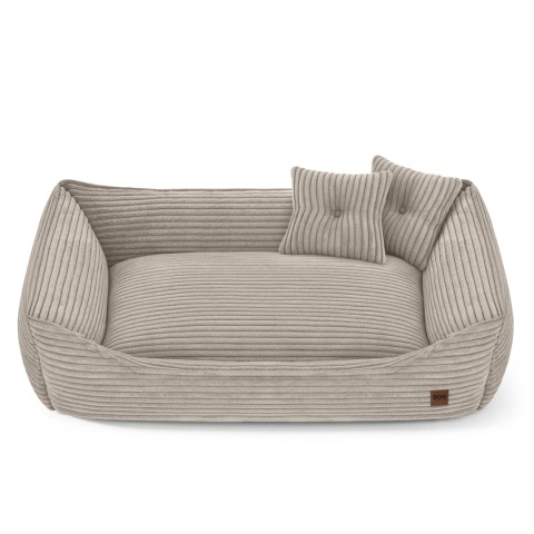 Sofa Kanapa Dla Psa i Kota 90x60 cm XL MARCO - Beż + Poduszki