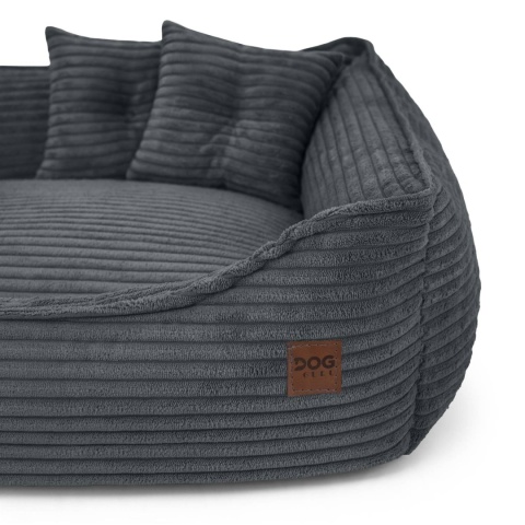 Sofa Kanapa Dla Psa i Kota 90x60 cm XL MARCO - Grafit + Poduszki