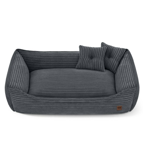 Sofa Kanapa Dla Psa i Kota 90x60 cm XL MARCO - Grafit + Poduszki