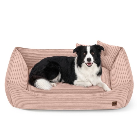 Sofa Kanapa Dla Psa i Kota 90x60 cm XL MARCO - Róż + Poduszki