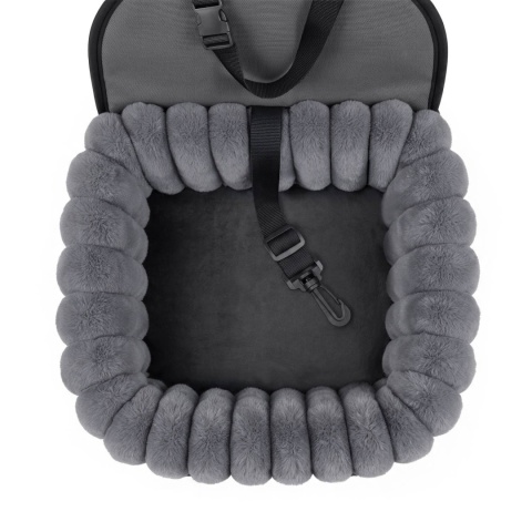 Fotelik Samochodowy Ochronny Pet Cruiser 35×25×19cm DOGGURU - Szary