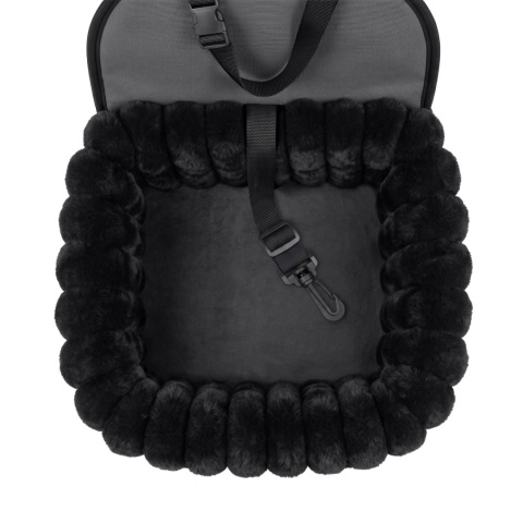 Fotelik Samochodowy Ochronny Pet Cruiser 35×25×19cm DOGGURU - Czarny