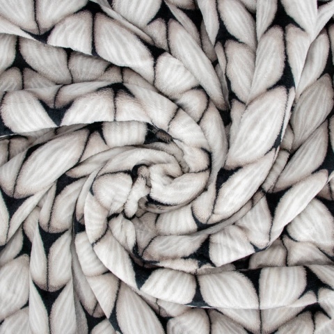 Koc Dwustronny Dla Psa/Kota miękki DOGGURU WoolyOne 100x70 cm - Grafit