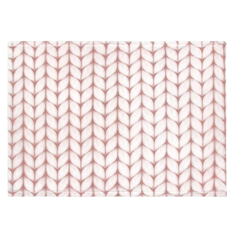 Koc Dwustronny Dla Psa/Kota miękki DOGGURU WoolyOne 70x50 cm - Różowy