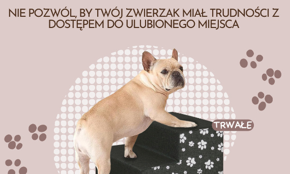 🐶✨ Wygodne i Bezpieczne Schodki Dla Twojego Zwierzaka!✨🐾