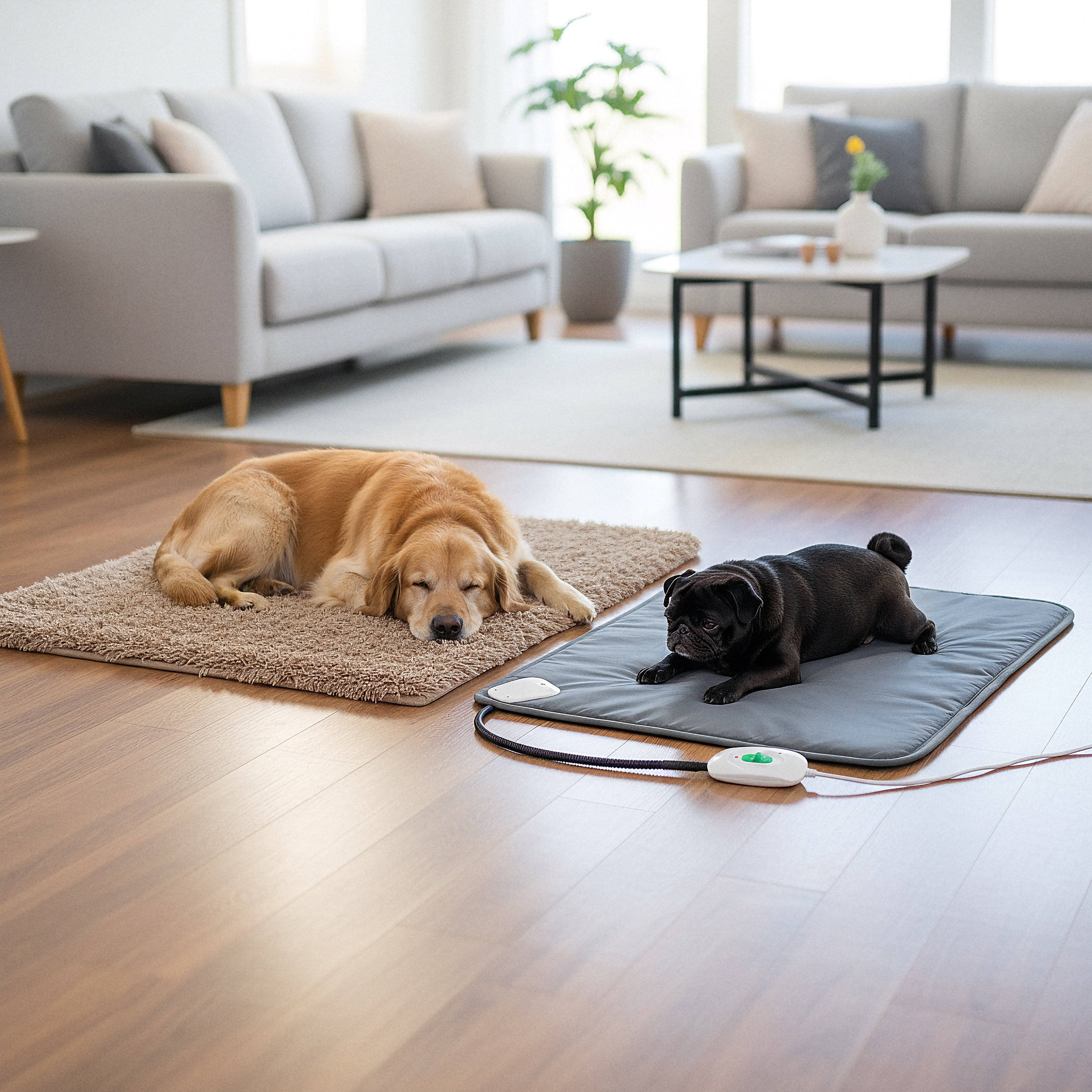 🍂🐶Maty termoizolacyjne i grzewcze w jesiennym wnętrzu — jak działają i kiedy je stosować